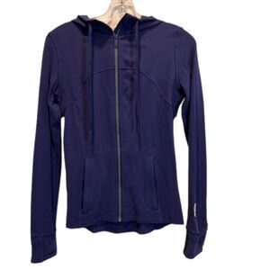 Lululemon Hooded Zip-Up Define Jacket Nulu Purple Vented Mesh Size 6